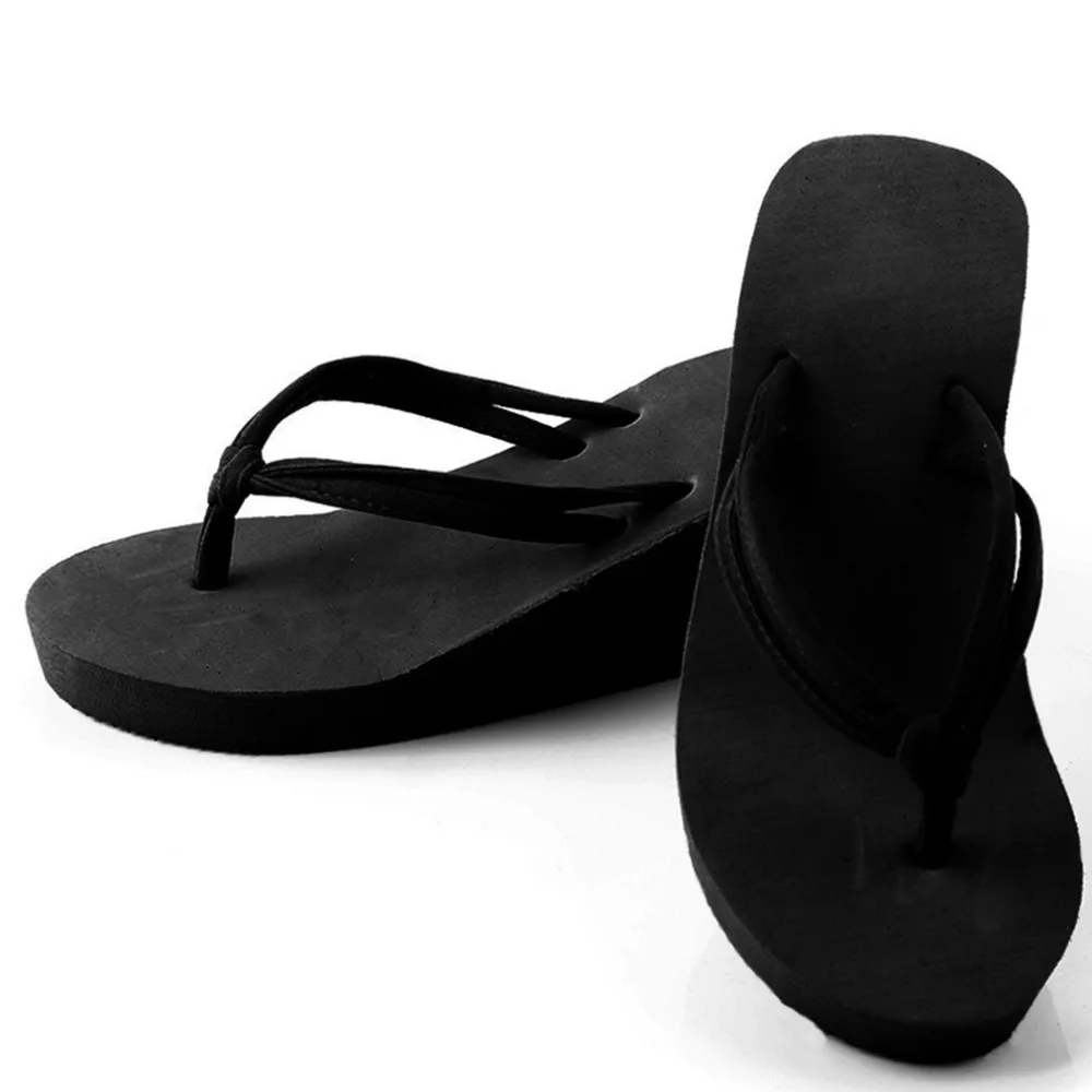

Summer Woman Shoes 2021 Woman Fashion Slippers Beach Woman Flip Flops Platform High Heel slippers Lady Wedges Shoes Slippers