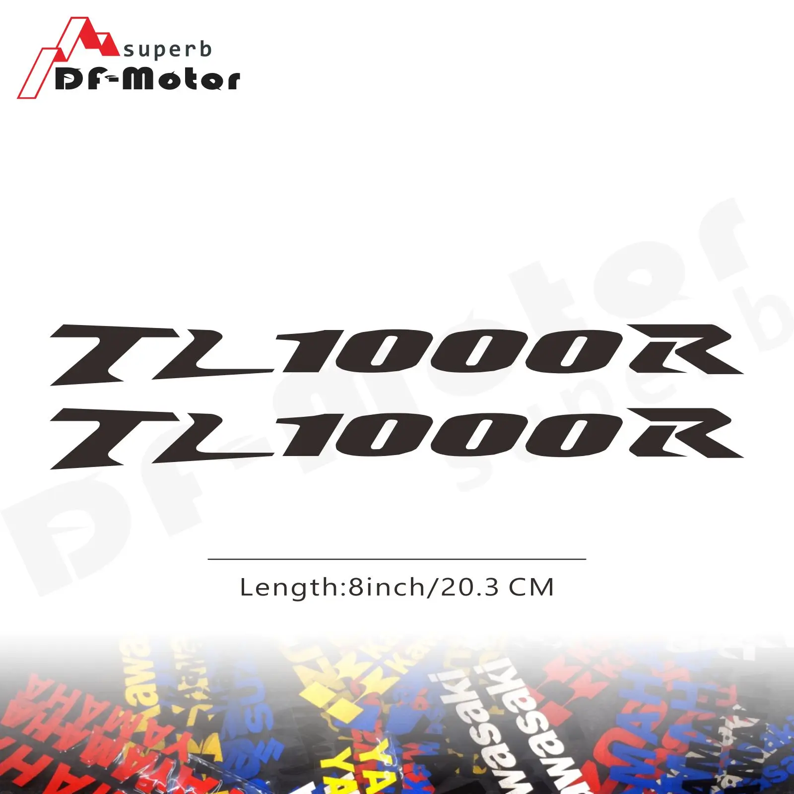 8-дюймовая Светоотражающая наклейка для мотоцикла автомобиля колеса Suzuki TL1000R TL1000