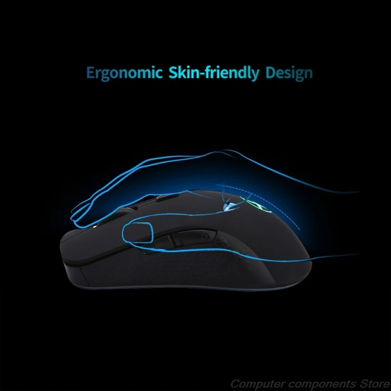 

USB Rechargeable Bluetooth Mouse Dual Mode 2.4GHz Wireless and Bluetooth Mouse for Laptop Computer Notebook PC Tablet M11 21