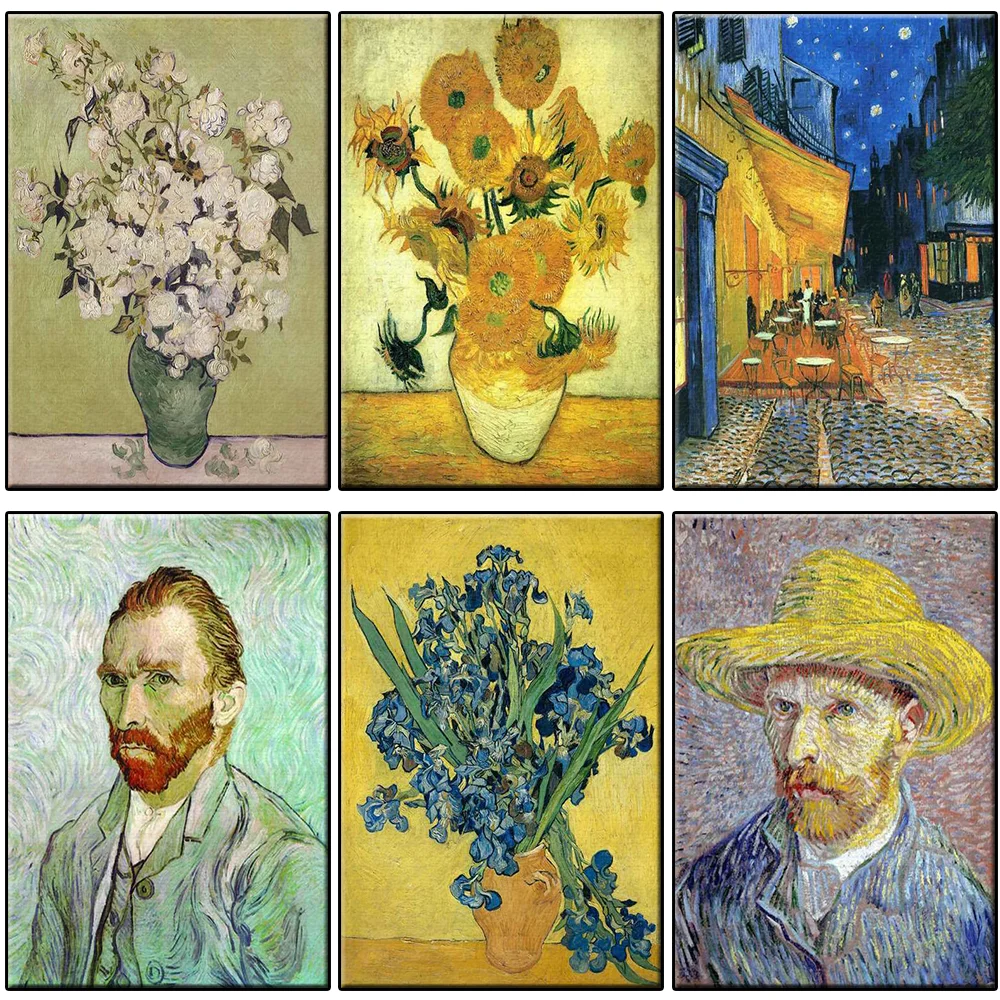 

Great Painter Vincent van Gogh 5D DIY Diamond Painting Full Square Round Diamond Embroidery Sale Rhinestones Pictures Home Decor