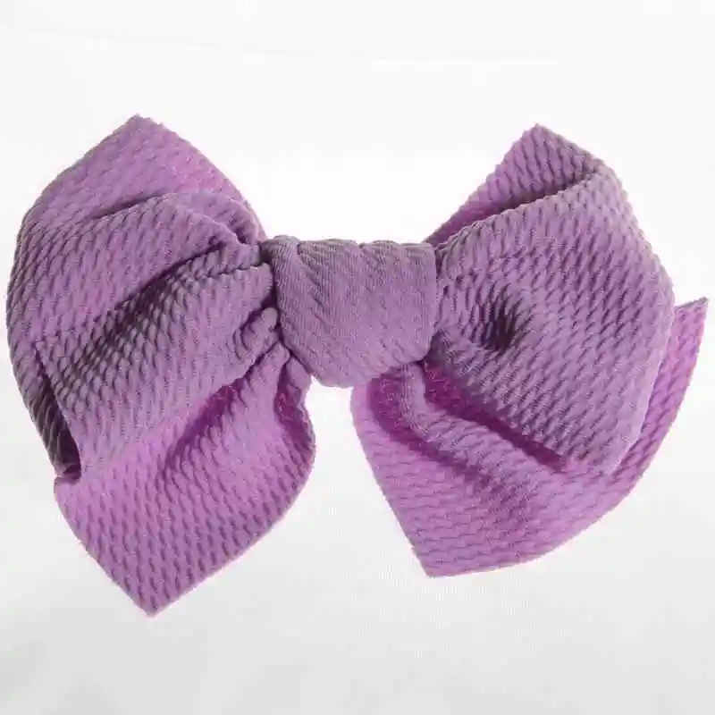 Lavender 50 шт., 13 см, 5,1 дюйма, большие, для новорожденных, Seersucker, вафельные банты для волос, для повязки на голову, для волос, бутик, заколки для волос, заколки для волос, аксессуары для головных уборов - Цвет: Lavender