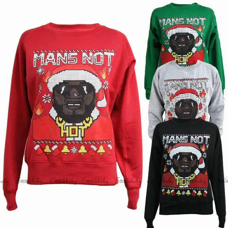 

Santa Claus Print Christmas Sweater Unisex Pullover Men Women Winter Couple Jumper Sweaters and Sweaters 2019 Fashion Tee Tops