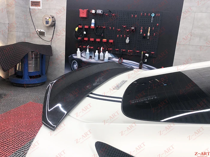 Z ART углеродного волокна задний спойлер для феррари F12 заднее крыло ducktail