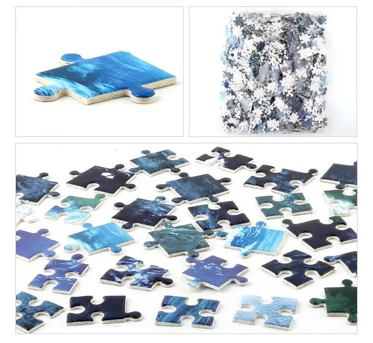 

1000 Pieces The Moon And Earth Puzzle Difficult for Adult Jigsaw Puzzle Toys Educational Toys Kids Gifts 1000pcs The Moon Puzzle