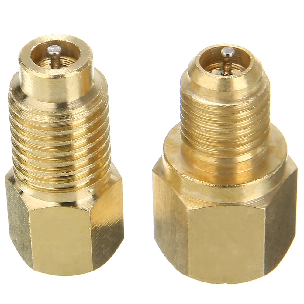 Высокое качество 2 шт. R134 для R12/R12 R134a латунный сверхмощный бак воды вакуумный