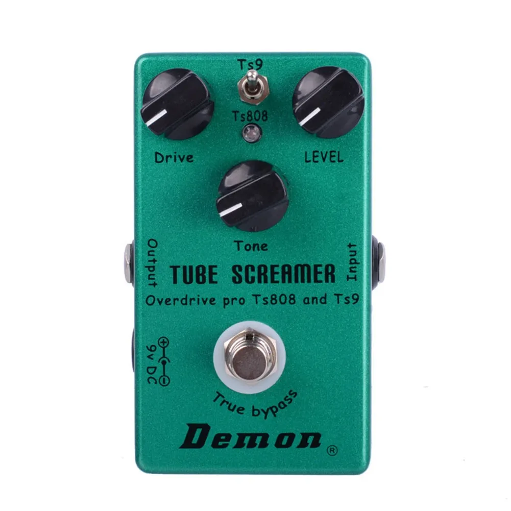 

Mosky Tube Screamer 2 In 1 Guitar Pedal Vintage Overdrive Distortion Effects True Bypass LED Indicator Upgrad Classic TS9 TS808