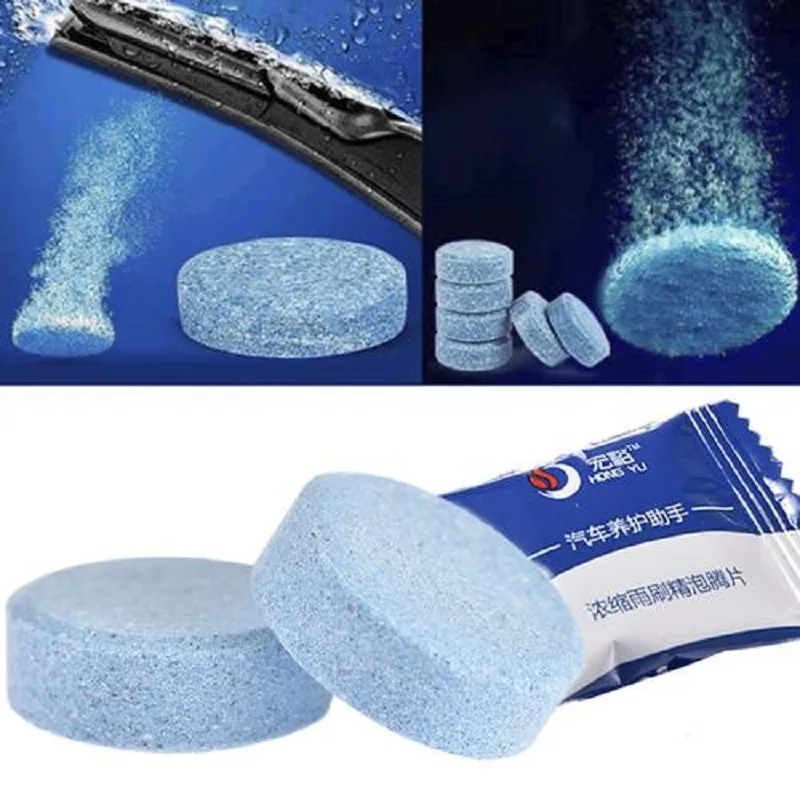 10pcs/set Car Windshield Effervescent Tablet Wiper Water Solid Concentrated Super Auto Glass Conventional Cleaner | Автомобили и