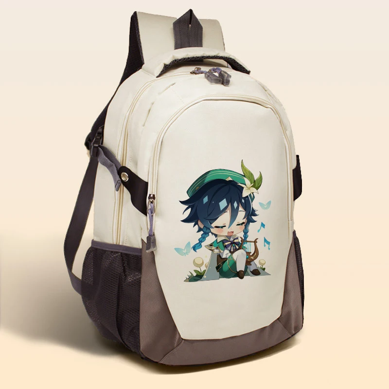 Genshin ударная Студенческая сумка милый рюкзак для девочек ноутбука дорожная на