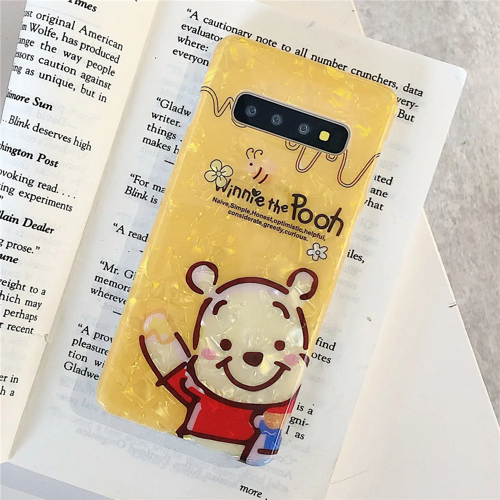 LPWZHMG ракушка мультяшный чехол для samsung Galaxy S10 мягкий TPU телефона Plus S9 S8 Note 8 9 чехол| |