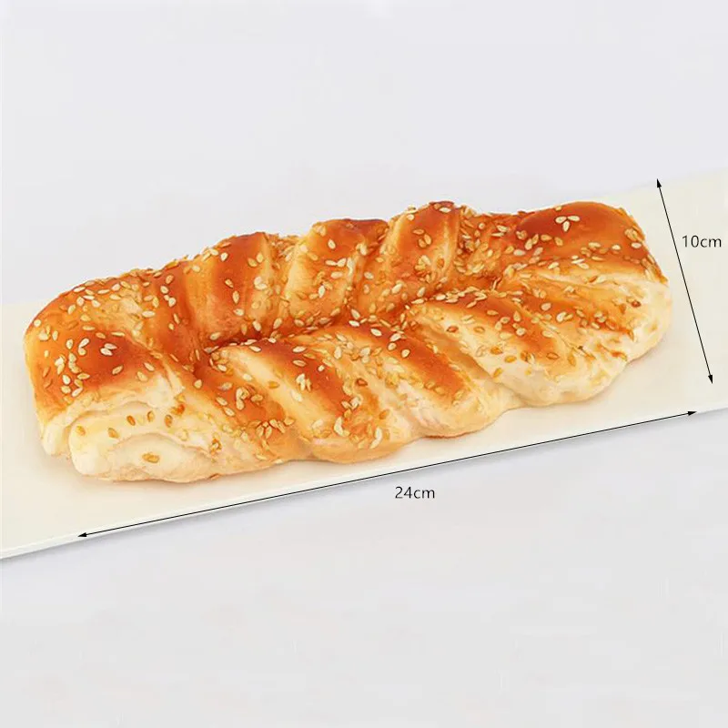 Искусственный хлеб искусственная еда мягкий имитация модели поддельный торт