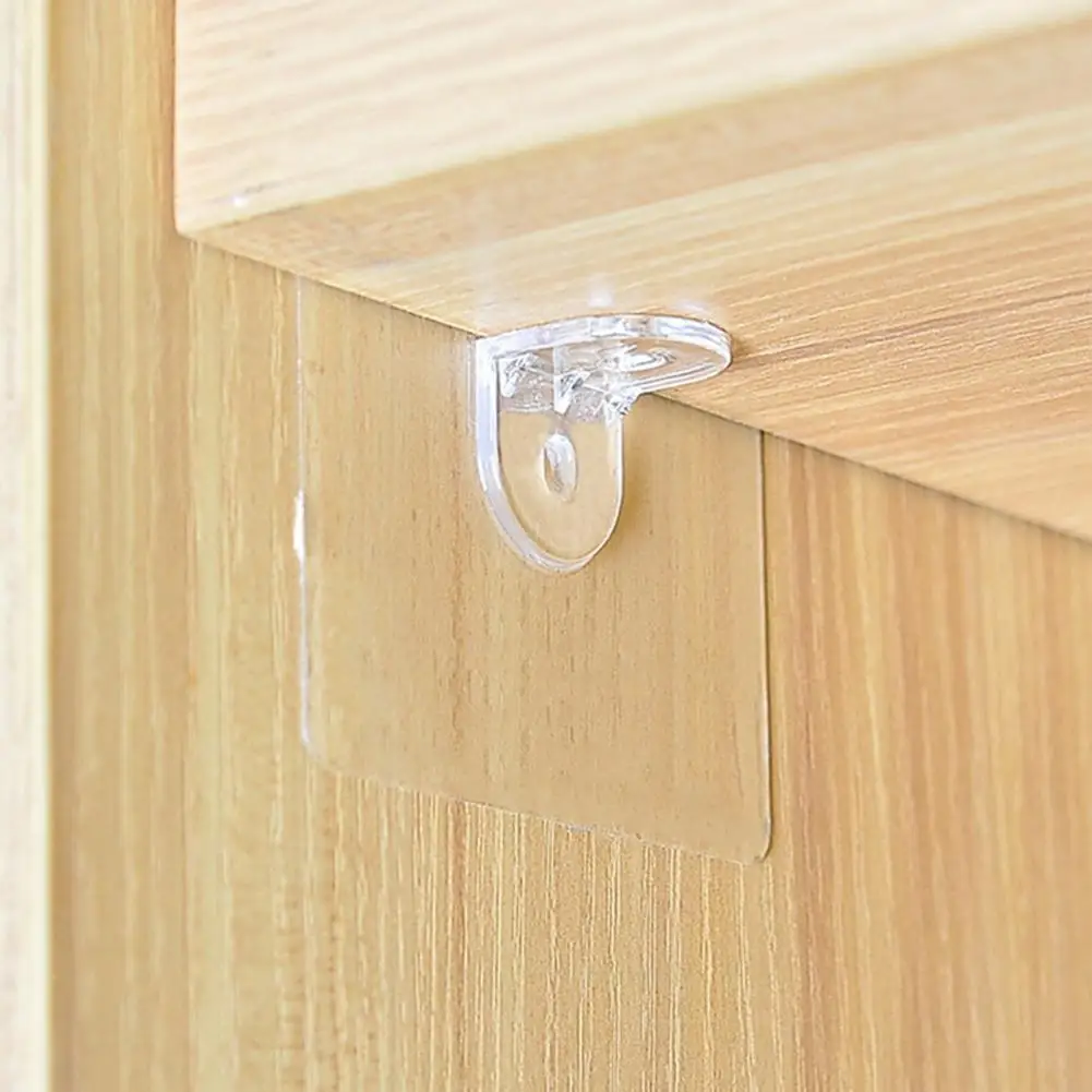 

Durable Transparent Plastic Punch Free Shelf Support Pegs for Cabinet
