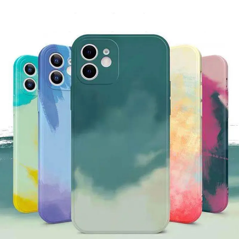 Чехол из жидкого силикона для iPhone 12 11 Pro XR X Xs Max 8 7 Plus SE|Бамперы| |