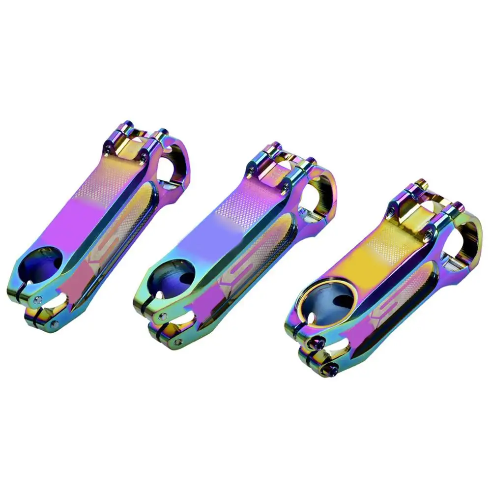 

1pics New Aluminum Alloy Bicycle Stem MTB Bike 0 Degree 80/100/110mm Bicycle Short Stem 31.8mm for Seatpost Handlebar