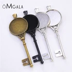 Ожерелье круглое с камеей-кабошоном, 25 мм, 5 шт.лот