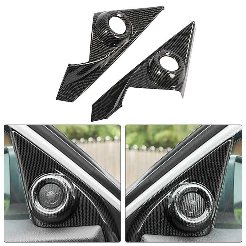 For Honda Civic 2016-2019 Inner a Pillar Door Stereo Speaker Cover Trim Ring Garnish Molding Car Sticker Accessories | Автомобили и