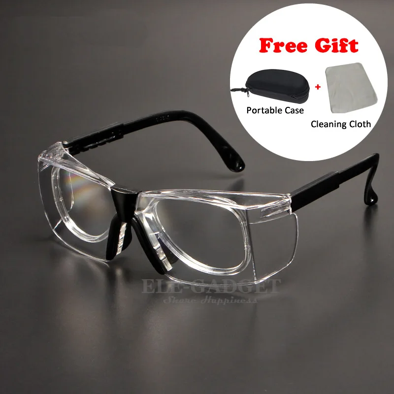 

Work Safety Goggles Anti-Splash Wind Dust Proof Protective Glasses Optical Lens Frame For Research Cycling Eyes Protector