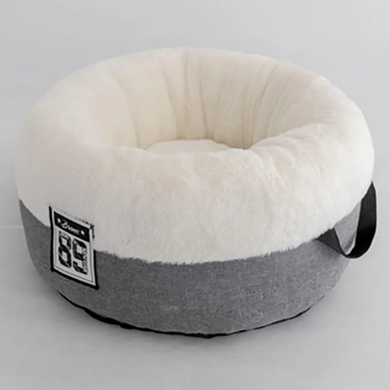 Soft Pet Dog Bed Winter Warm Imitation Deep Sleep Cat Kennel Creative Removable Cushion for Dogs Cats Supplies | Дом и сад