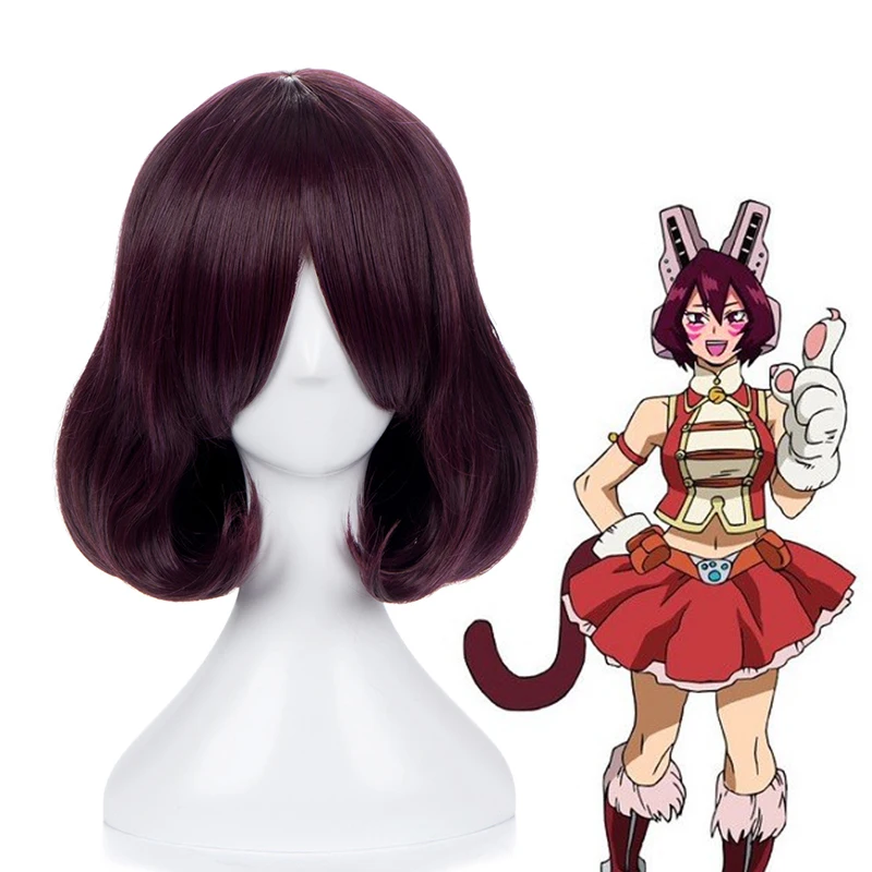 

С героями из мультфильма «Мой герой Косплэй парики кошечки Мандалайская Souzaki костюм Shino для костюмированных представлений Косплэй Хэллоуина Enfant вечерние Boku без герой Косплэй