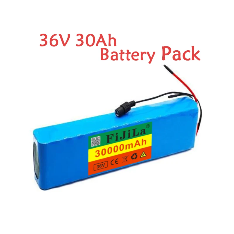 

E Bike 36V 30Ah Battery E-Bike Battery Pack 18650 Li-Ion Battery 500W High Power Fiido D1 D2 E-bike Bicycle Scooter Motor New