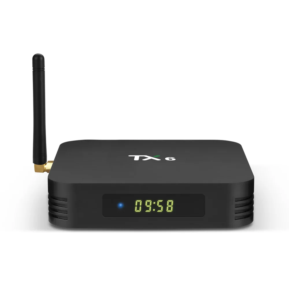 

TX6 умная ТВ-приставка с четырёхъядерным процессором Allwinner H616, ОЗУ 4 Гб, ПЗУ 32 ГБ, android 9,0