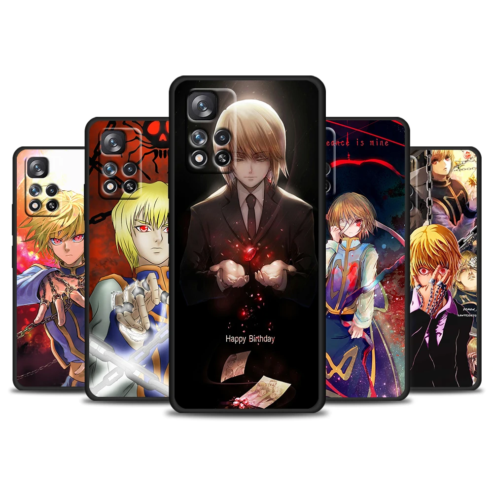 

Kurapika HUNTER x HUNTER For Redmi 10 9 9C 9A 8 8A 7 7A 6 6A 5 5A 4X 4G 5G Prime Pro Plus K20 GO Soft Black Phone Case