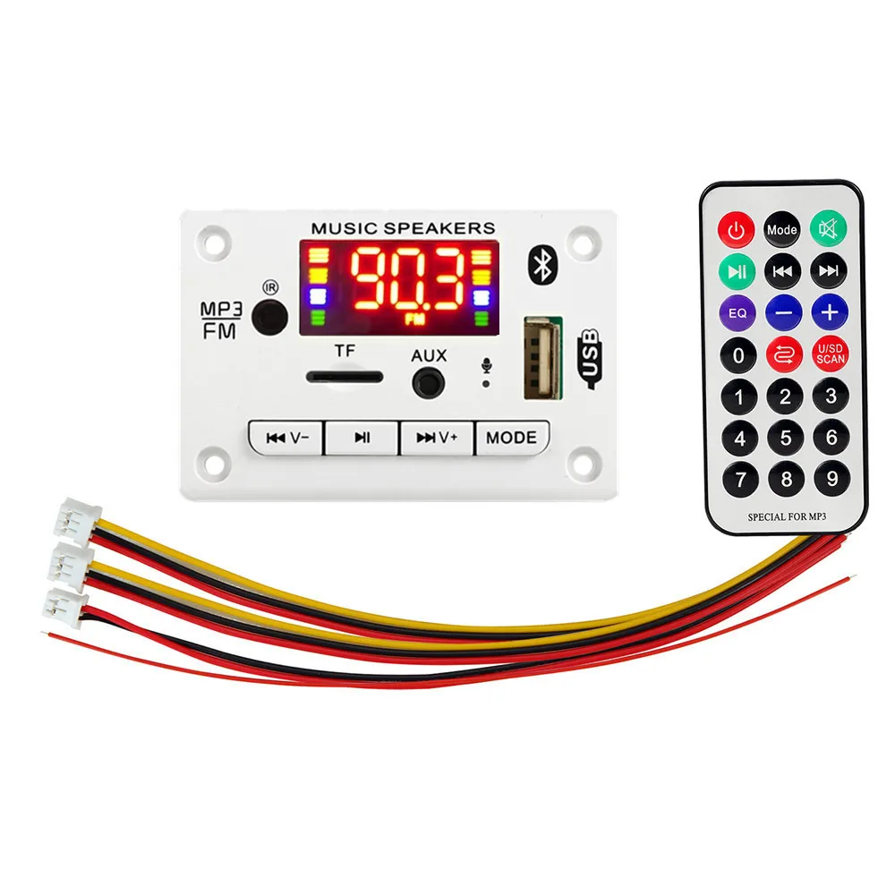 Беспроводной автомобильный USB MP3-плеер с поддержкой bluetooth 5 0 и слотом для TF-карты |