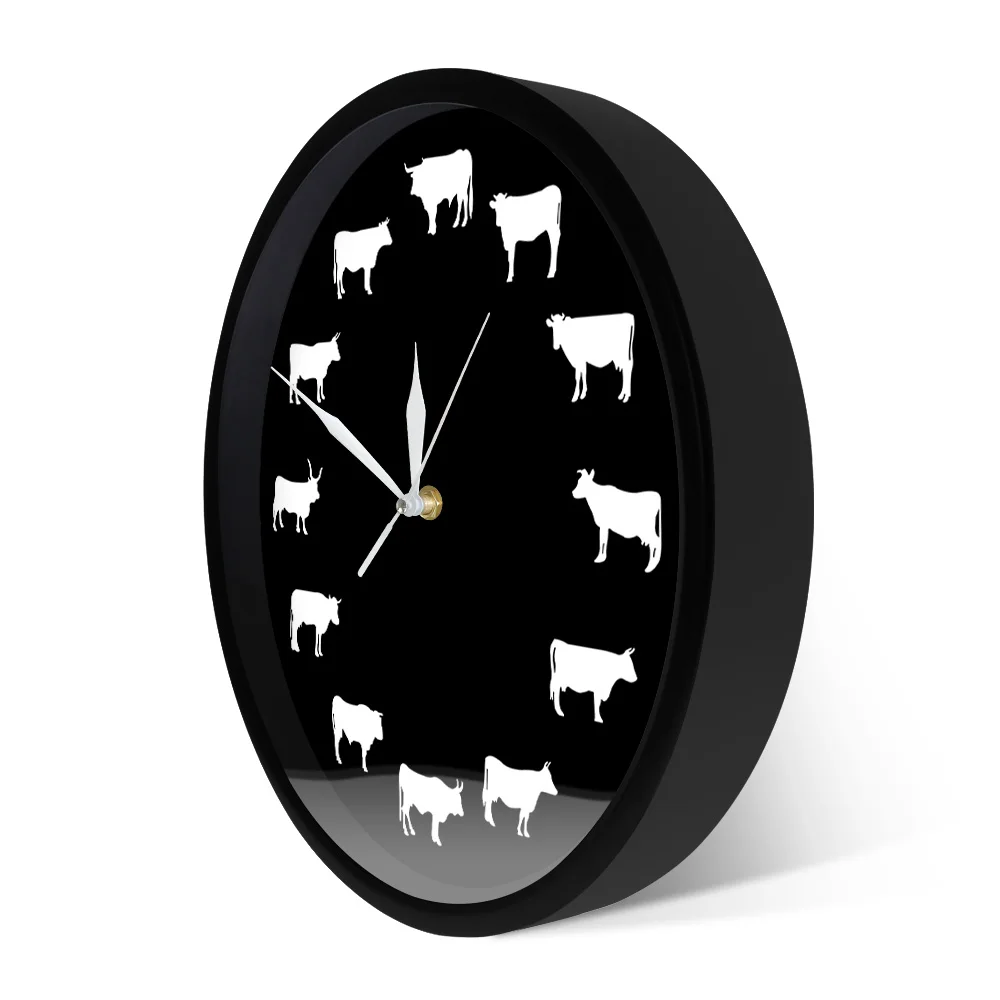 Настенные часы для спальни декоративные настенные с животным | Дом и сад