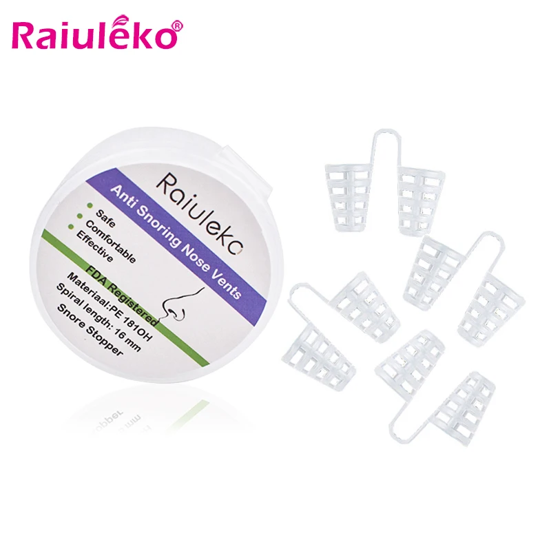 

4Pcs/Box Healthy Care Anti Snore Apnea Nose Clip Anti-Snoring Breathe Aid Stop Snore Device Sleeping Aid Equipment Stop Snoring