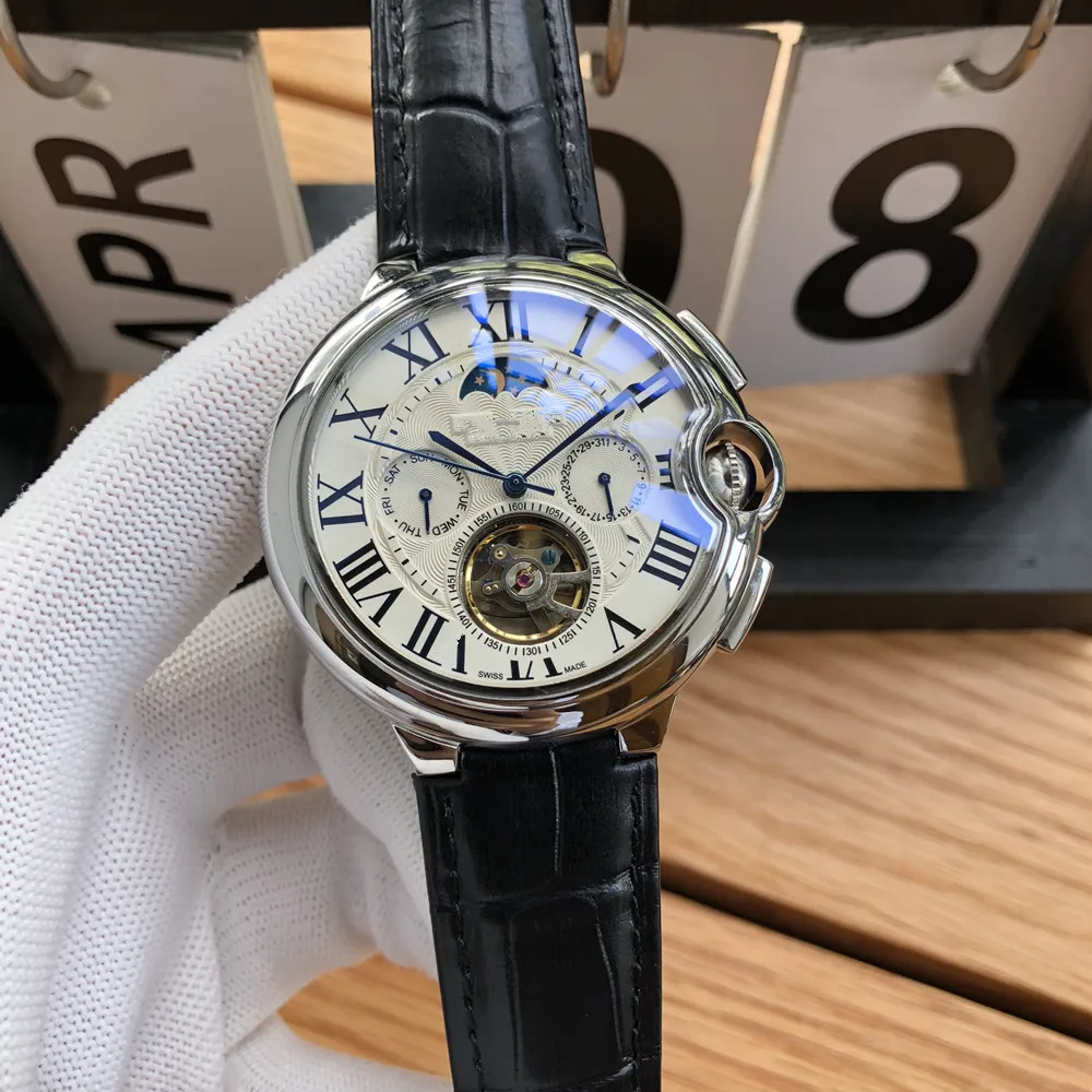 Часы наручные мужские автоматические брендовые Роскошные спортивные