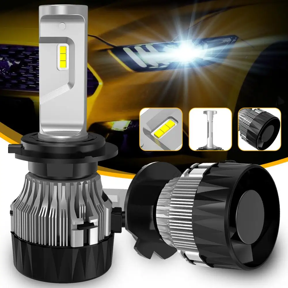 

Новинка CSP чип 9005 HB3 9006 HB4 9012 HIR2 H4 лампы для фар H7 H8 H9 H11 Светодиодный ные лампы Автомобильные DC 12 В светодиодный лампы для мотоциклов автомобил...