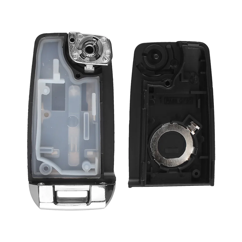 Чехол-книжка для автомобиля KEYYOU 3 корпус ключей на кнопке VW Golf 4 5 Passat B5 B6 Polo Touran