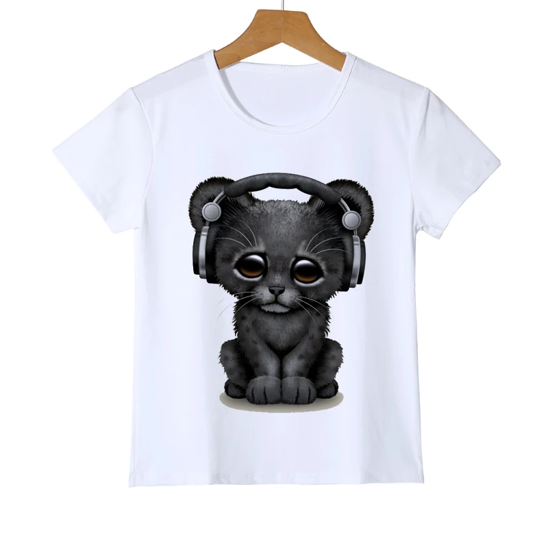 

New Fashion Pizza And Cat Design Kids T-Shirt Short Sleeve Boys/Girls/Baby TopsTee Novelty Cute Cat Printing Tee Shirts Z21-1