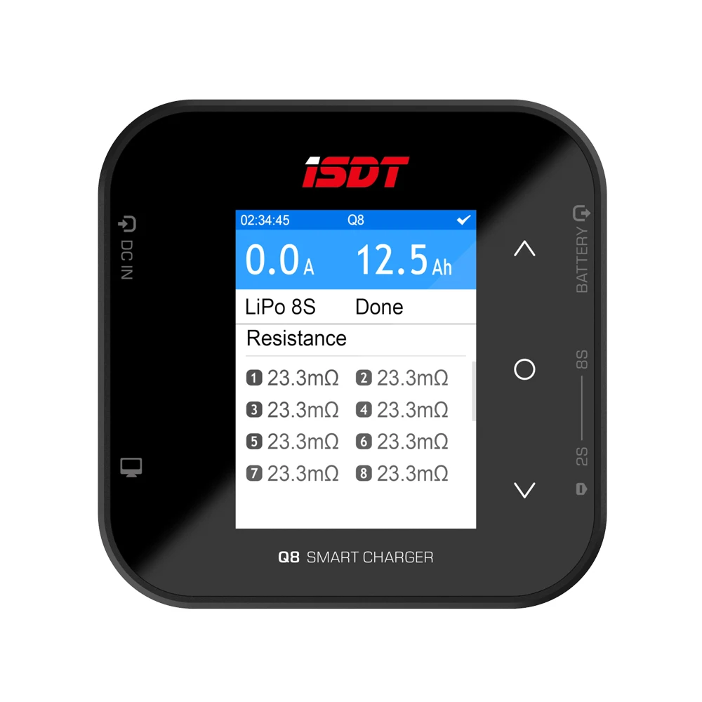 ISDT Q8 Max BattGo 1000 вт 30 а балансирующее зарядное устройство высокой мощности Dis для 1 8S