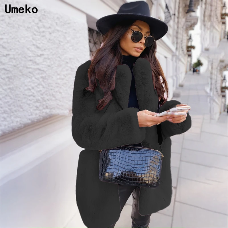 Новинка 2022 осенне-зимнее женское искусственное меховое Новое модное пальто