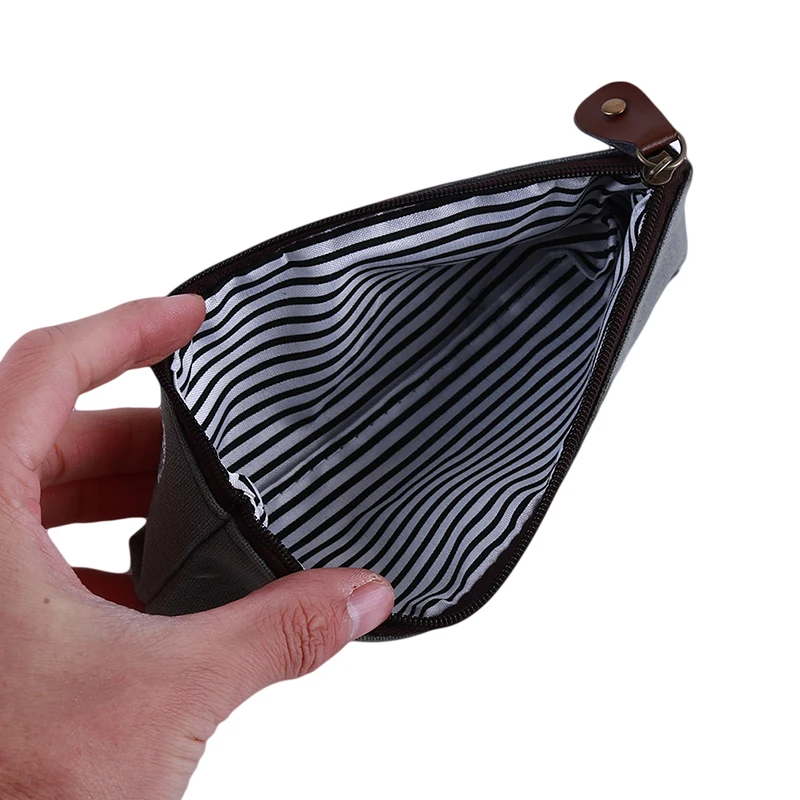 

Vintage Classic Pencil Case Office Stationery and School Supplies Material Pencil Bag High Capacity Canvas