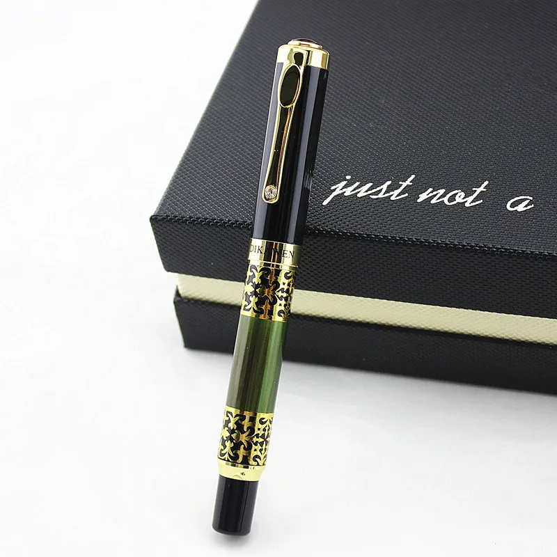 _ 8026 Золотая шариковая ручка с черным стержнем шариковые ручки офисные