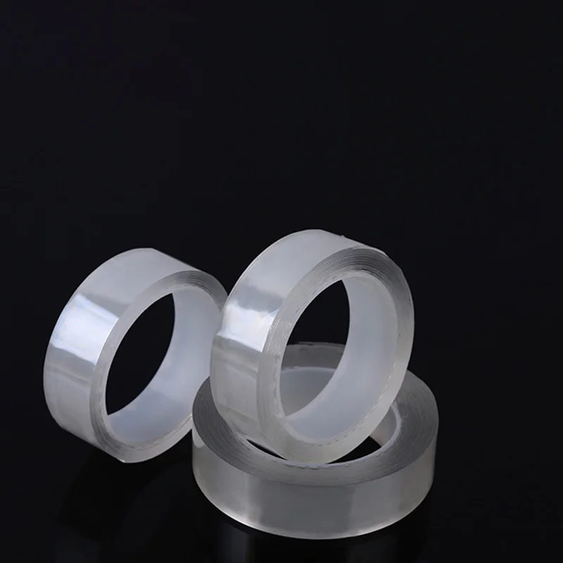 1/2/3/5m Nano лента-липучка «Magic Tape» клейкая поверхность с двух сторон Тип, Не оставляющий следов надежный дизайн Водонепроницаемый Скотч для Ванная комната Кухня раковина гель Стикеры