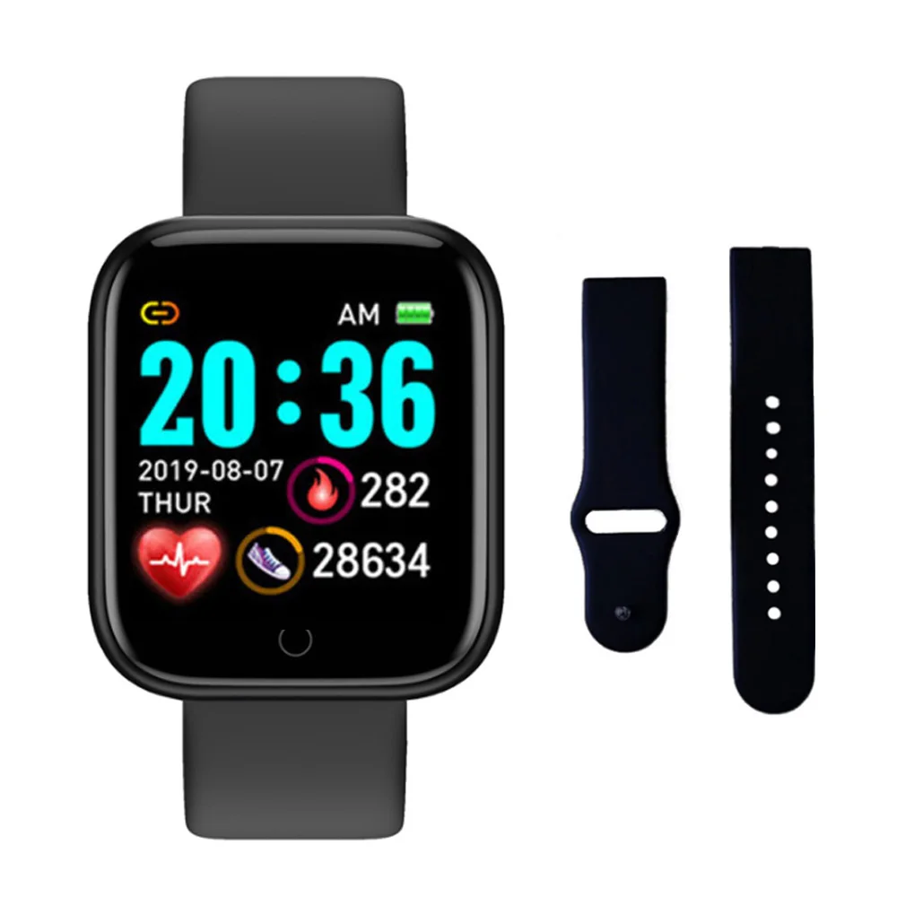 

Reloj inteligente deportivo resistente al agua para Android IOS, pulsera con Monitor de presion arterial, Y68, D20