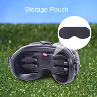 dustproof lens protector for dji fpv goggles pu antenna storage cover memory card slot holder for dji fpv vr glasses accessories