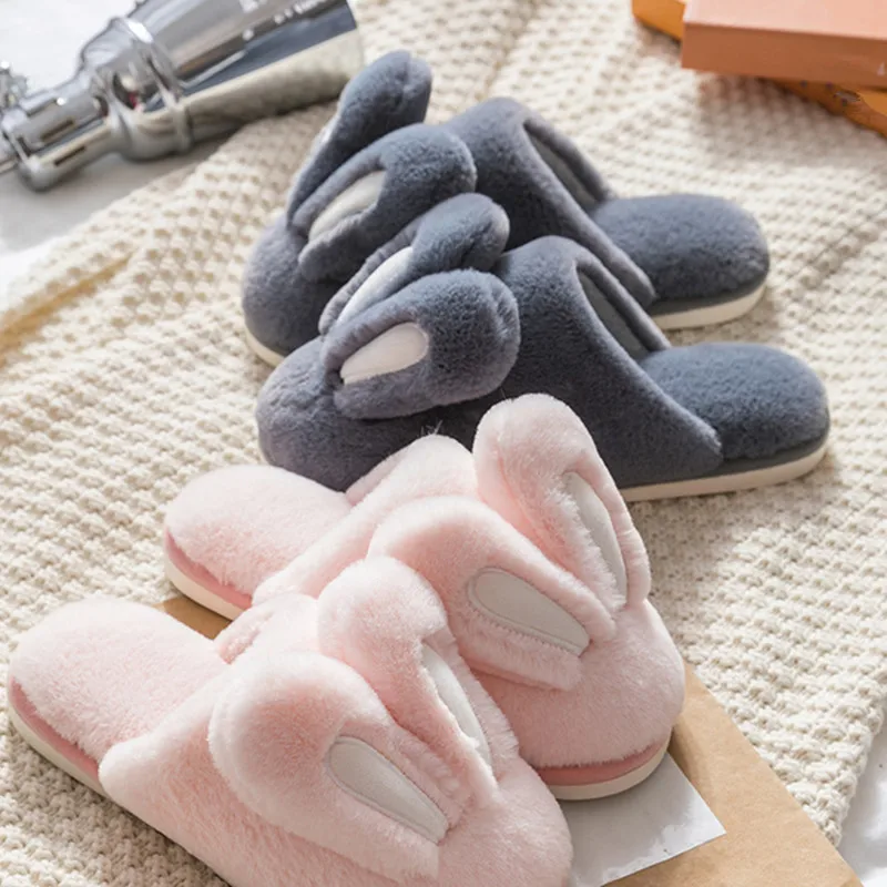 Мужские домашние тапочки зимние теплые милые модные Нескользящие на платформе с