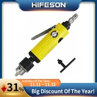 hifeson 38 pneumatic air drill guns high speed cordless pistol type air drill tools for wood hole diy drilling tool