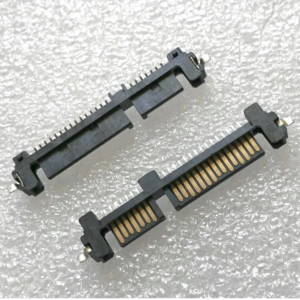 2-10pcs SATA Interface Socket SSD Solid State Drive Seat 7+15P 22PIN Male Connector Sinking Plate Patch Type Port | Обустройство дома