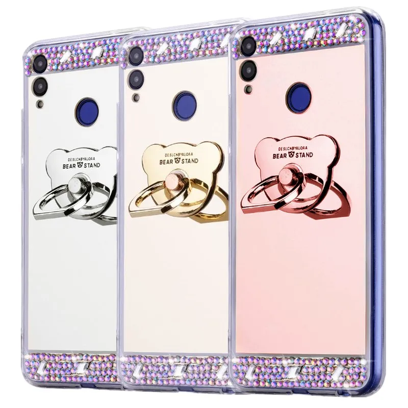 Зеркальный чехол для Huawei Honor 9c 7s 8S 8x 8c 8a 10 Lite P Smart 2019 Y6 Y7 Prime Y9 2018 10i 20 9 P30 Pro
