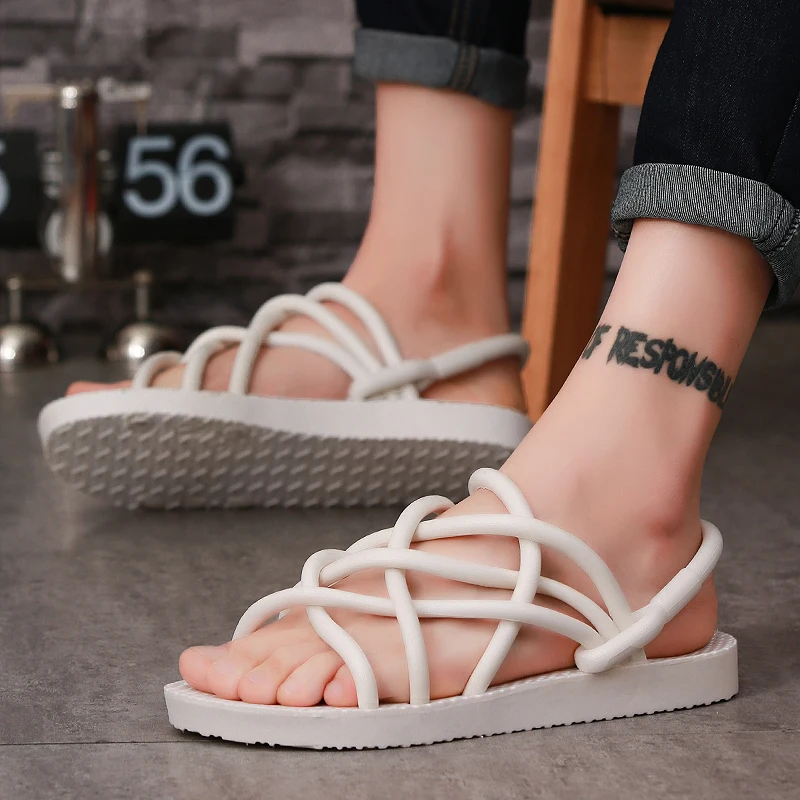 

Men's Summer Slippers Beach Sandals Indoor&Outdoor Casual Shoes Men Platform Flip-flops Slippers Zapatos De Hombre