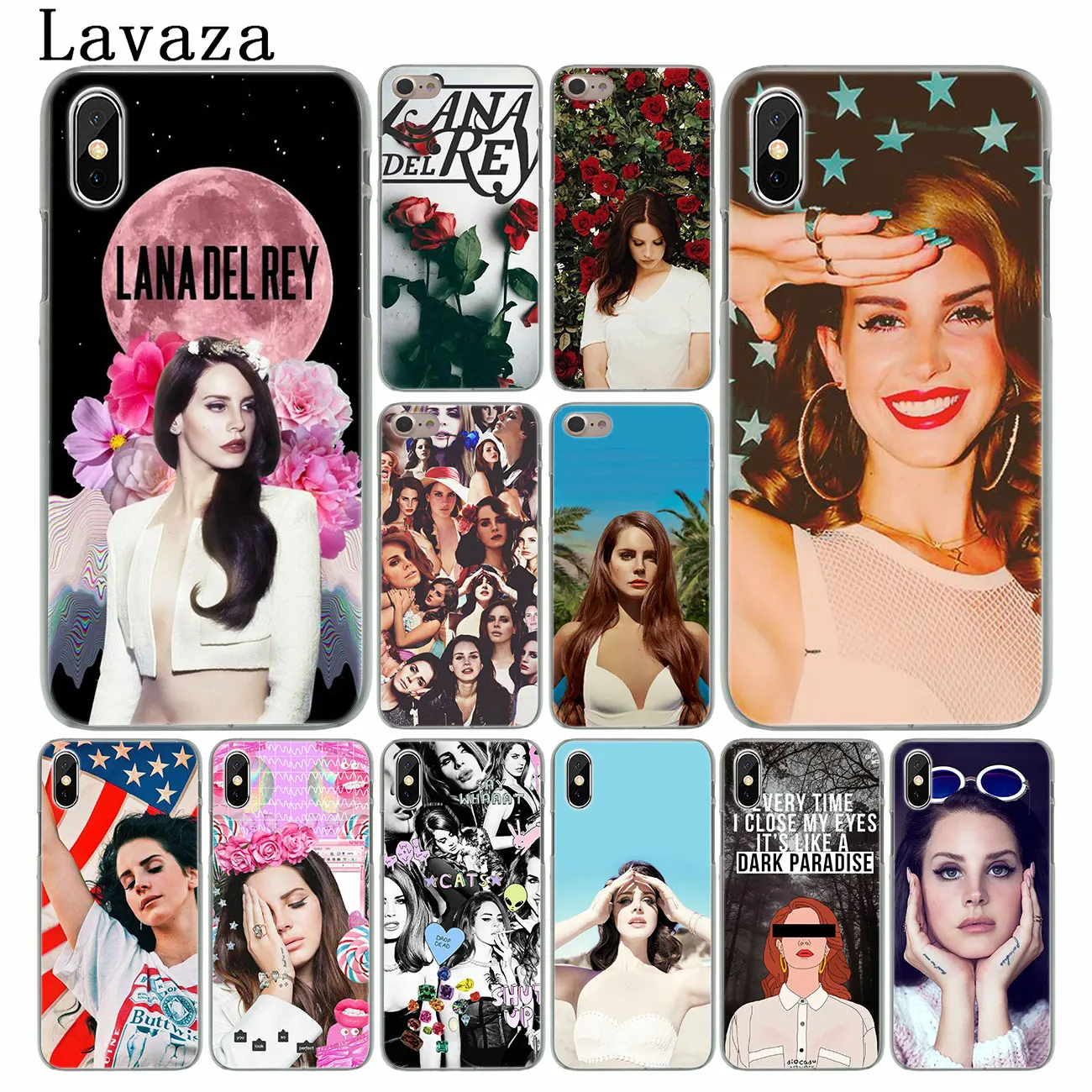 Жесткий чехол Lavaza Lana Del Rey для iPhone XR XS X 11 Pro Max 10 7 8 6S 5 5S SE 4S 4|Чехлы-накладки| |
