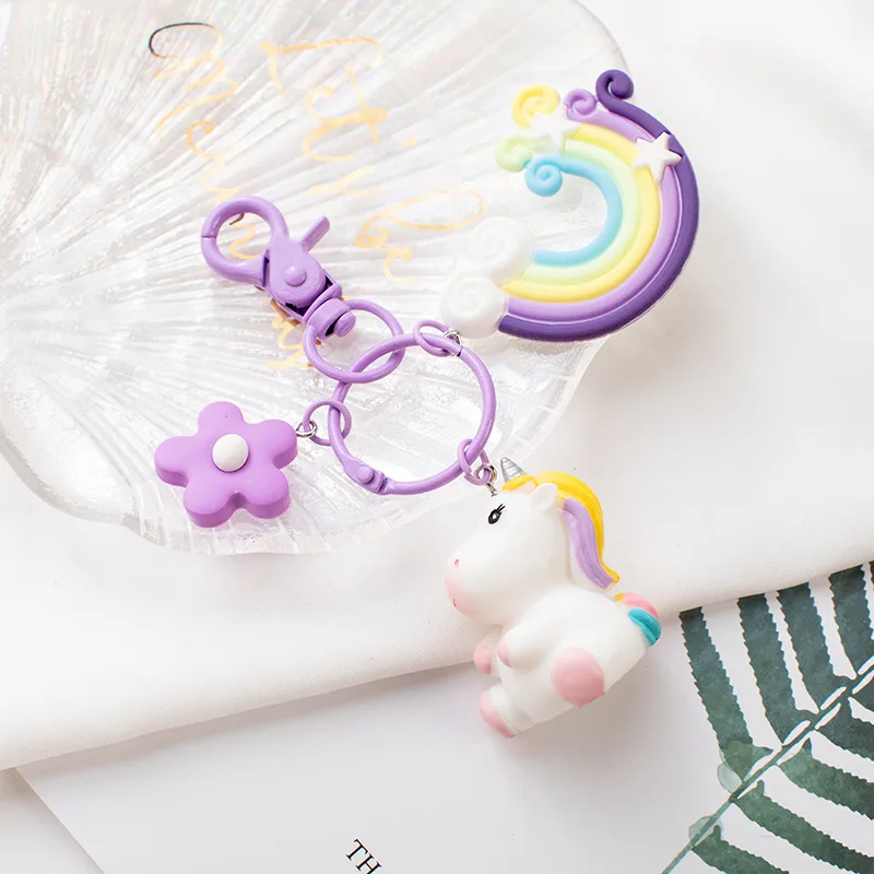 

Unicorn Party Rubber Bracelet Keychain Decorations For Kids Favors Colorful Unicorn Party Supplies Birthday Party Holiday Gift
