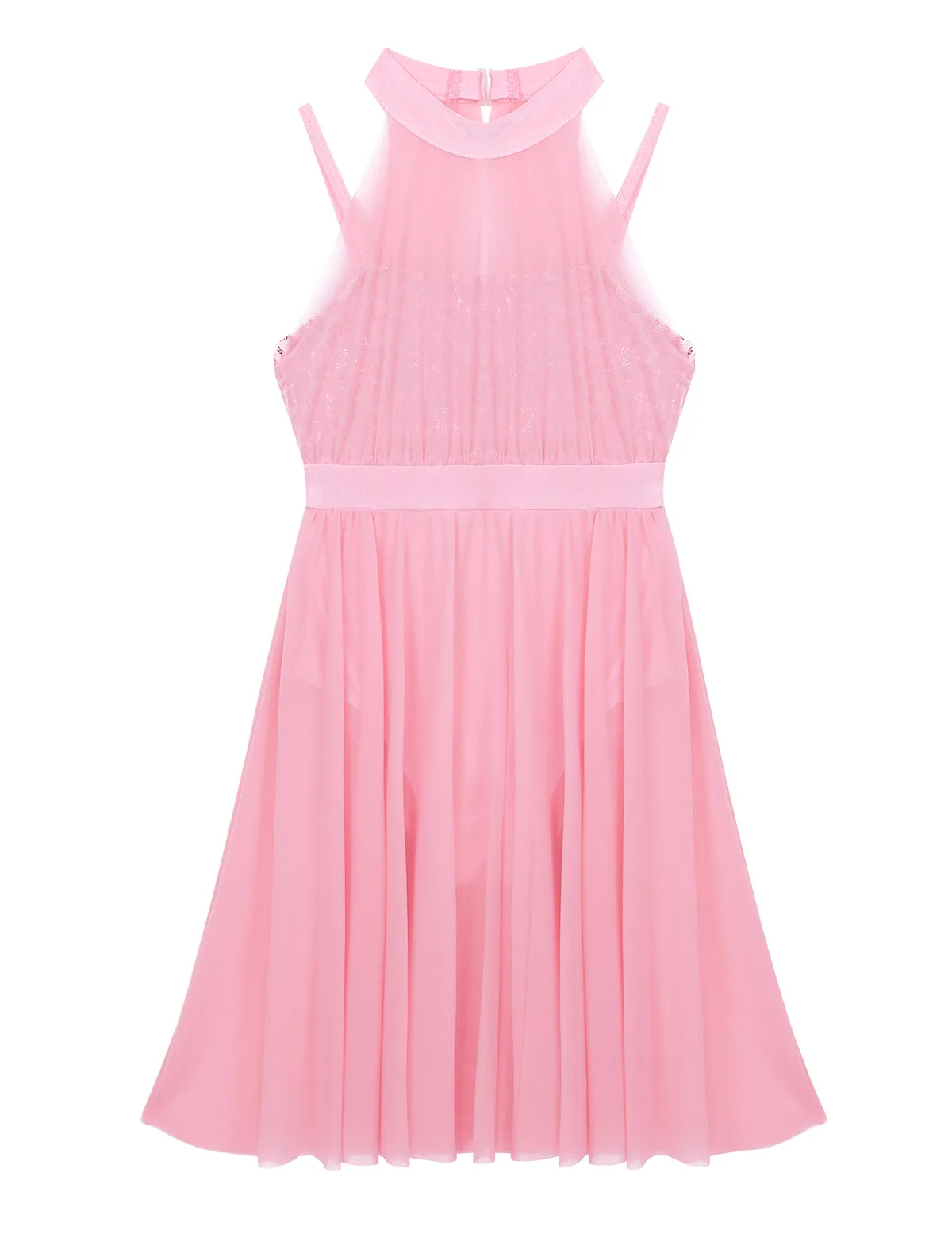 Iiniim/Детская танцевальная одежда для девочек; Vestido de festa; вечерние фатиновые трико с блестками; лирические балетные балетный зал; танцевальное платье-пачка