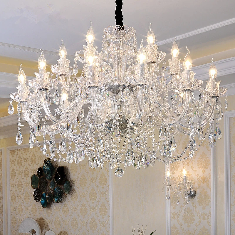 

Light Chandelier Modern Lamp Large Chandeliers Luxury Modern Chandelier Lighting Fashion Luxury Gold Transparent Crystal Lights