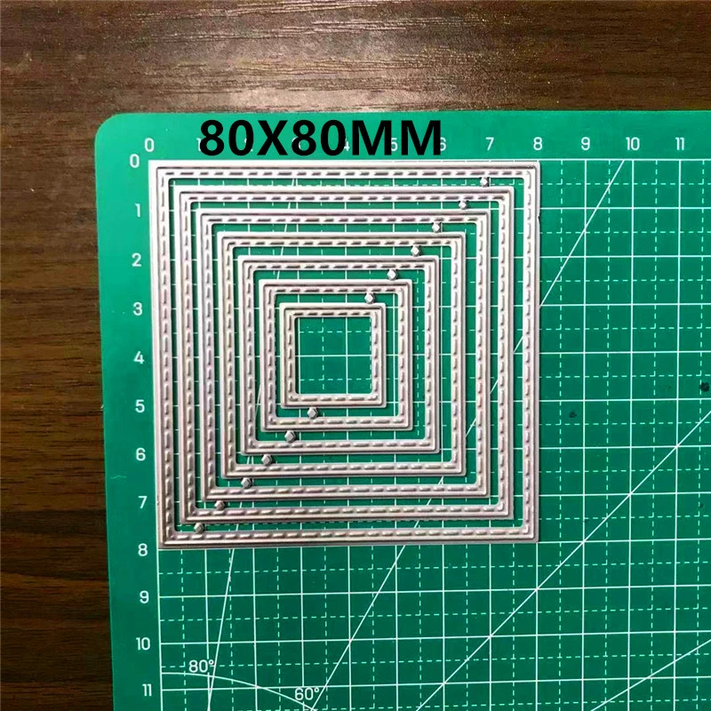 

Frame Square Dies Metal Cutting Dies DIY for Scrapbooking New Dies Cut Handmade Stencil Craft Mold Mould Model Decoration