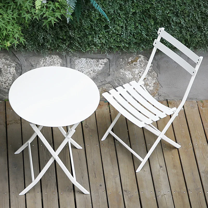 Современный китайский Железный складной стул обеденный для ресторана отдыха